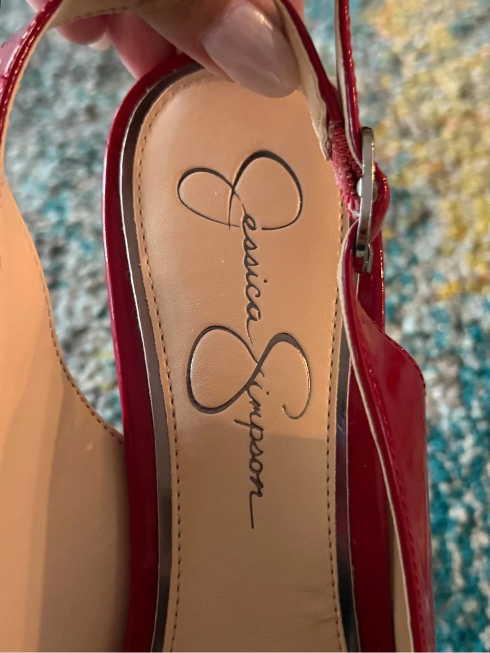 Jessica Simpson Platform Slingback Heels
